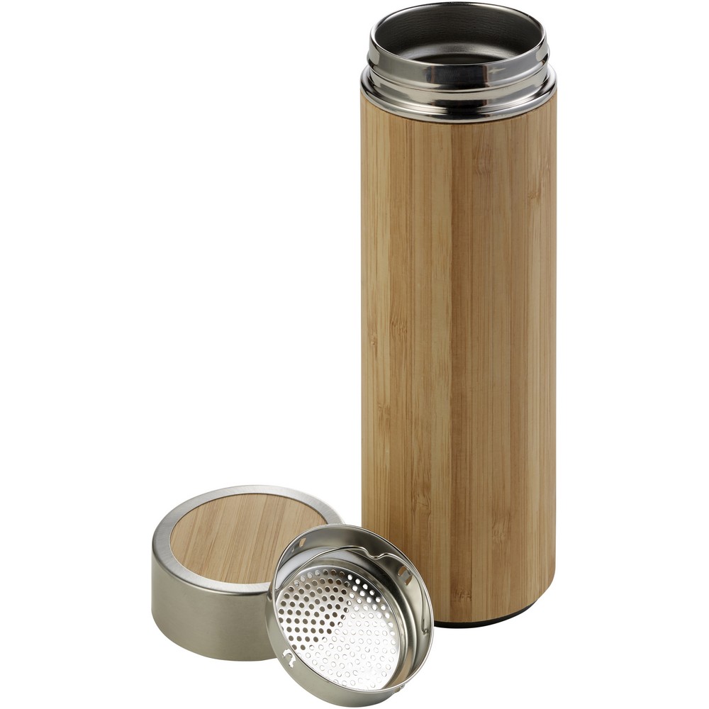 Thermos en bambou 420 ml avec infuseur