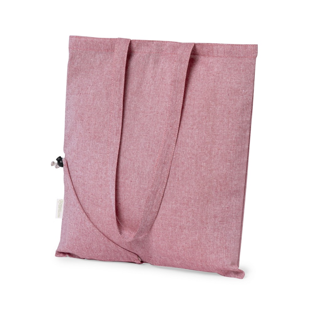 Cabas en coton recycl pliable