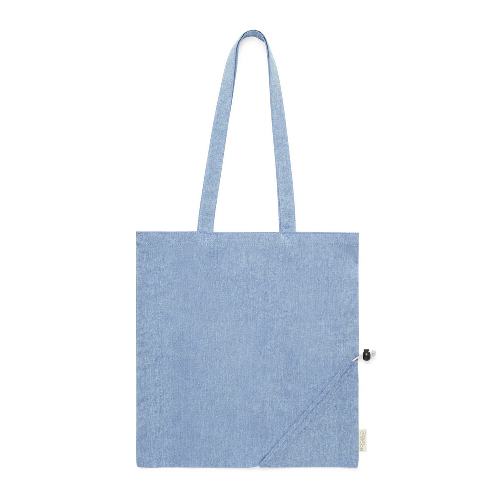 Cabas en coton recycl pliable