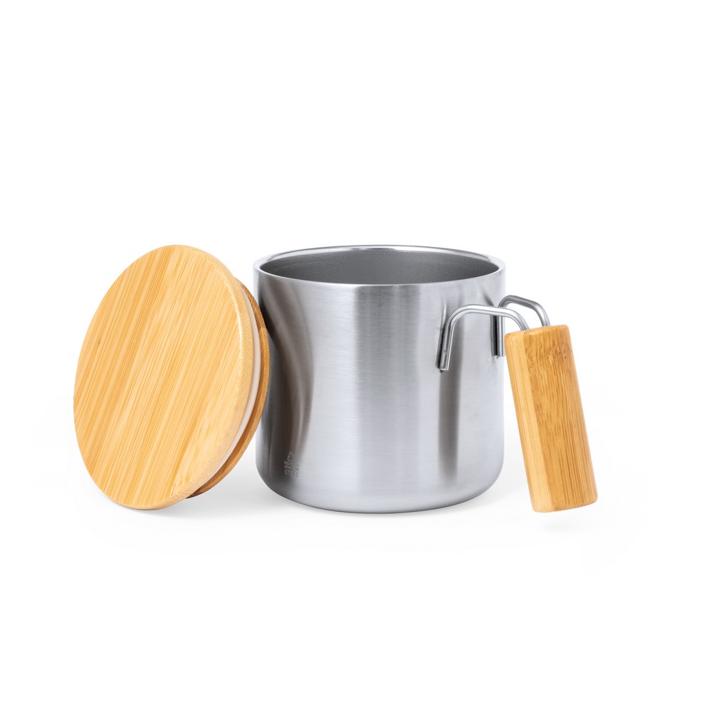 Mug thermos en inox recycl 330 ml