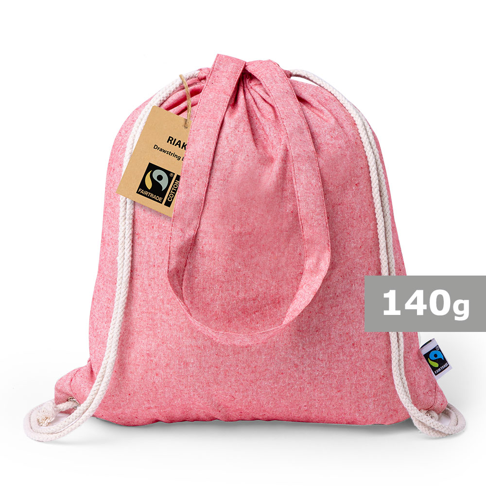 Sac  cordon en coton recycl sac shopping