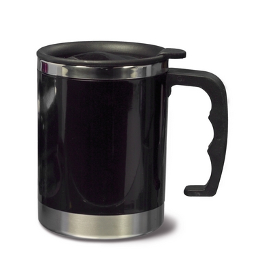 Mug isotherme 400 ml avec poigne double paroi