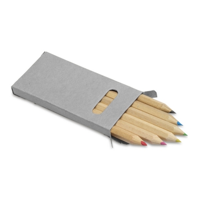 Set de 6 crayons de couleur