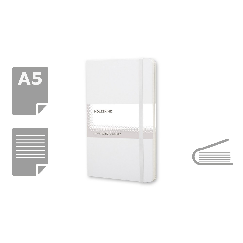 Carnet Moleskine 13 x 21 cm 