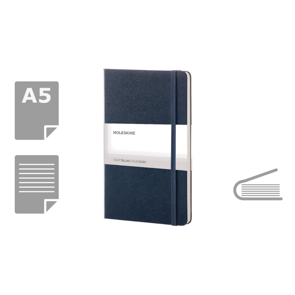 Carnet Moleskine 13 x 21 cm 
