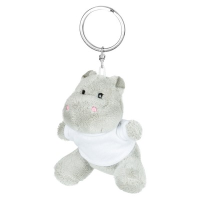 Patsy hippopotame en peluche porte-cls