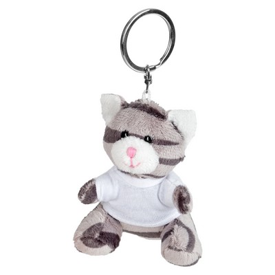 Ollie chat en peluche porte-cls