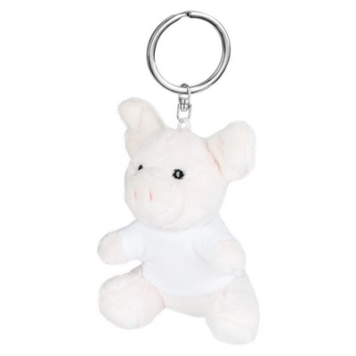 Fanny cochon en peluche porte-cls