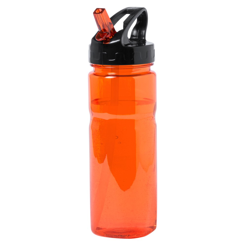 Bouteille de sport 600 ml avec paille