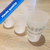 Ecocup, gobelet réutilisable impression IML en livraison gratuite