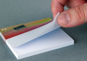 Bloc papier repositionnable 7.5x7.5cm