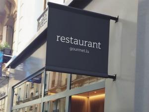 Enseigne facade b�che blockout