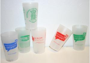 Gobelet sérigraphie reutisable et personnalisé plastique Suisse