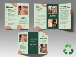 Impression dpliant papier recycl 3 volets