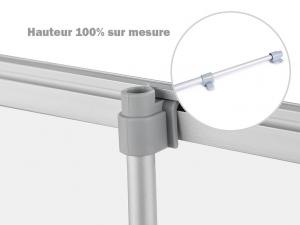 Roll Up Extensible sur mesure Poteau