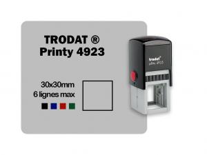 Tampon personnalis carr 30x30mm Trodat Printy 4923