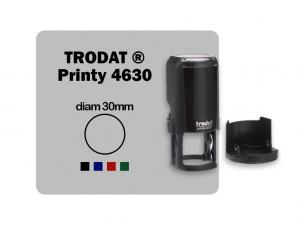 Tampon personnalis rond 30mm Trodat Printy 4630