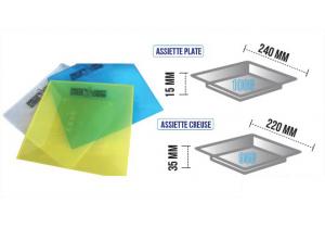 assiette plastique vaisselle imprimé personnalisé infiniprinting suisse