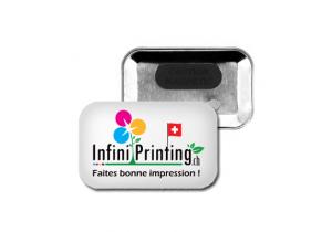 badge aimant personnalise rectangle geneve