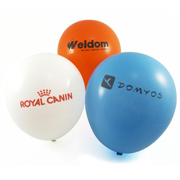 Ballons de baudruche pas cher imprimé et personnalisé, publicitaire Suisse