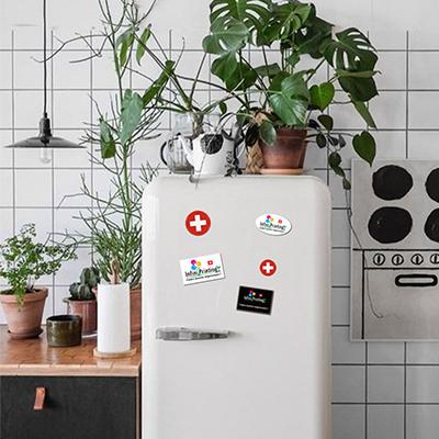 Grand aimant réfrigérateur en plastique publicitaire Magnet