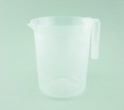 Pichet plastique réutilisable de 1 litre personnalisé