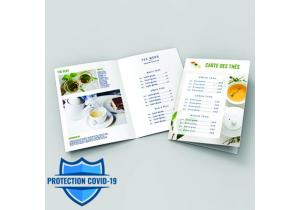 menu brochure restaurant bar anti bacterien virucide covid argent ion suisse lausanne