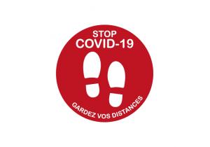 pieds rond gardezvosdistances