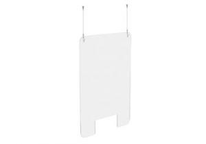 protection hygiaphone suspendu plexiglass comptoir vitre verre acrylique transparent suisse basel