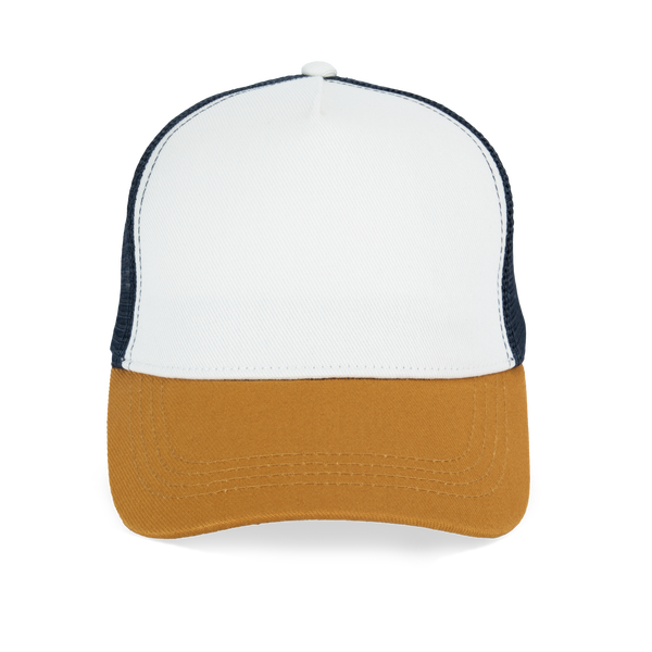 Ivory / Curcuma / Navy Blue