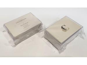 Carte de visite imprim� avec pelliculage mat et dorure or foil