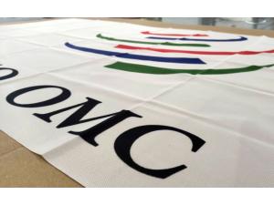 Drapeau sur mesure de 180x90 cm pour Mission permanente de la Malaisie aupr�s de l�OMC � Gen�ve
