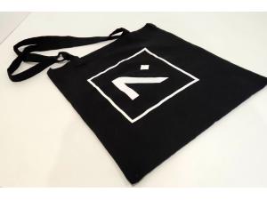 Sac tote bag avec impression en s�rigraphie 1 couleur blanche mod�le Kimood KI5209 pour NFG Parners � Geneve