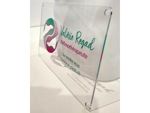 Plexiglass personnalis� avec impression couleurs format 30x20cm pour V�senaz