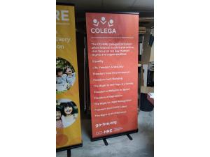 Roll-up Alu Premium Black pour Latter-day Saint Charities  � Chambesy 